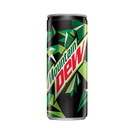 Mountain Dew Soft Drink Can